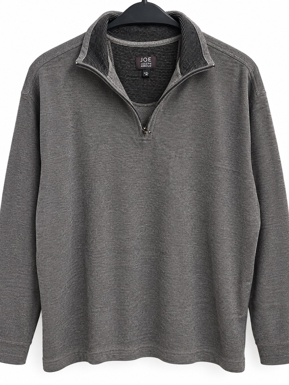 JOE Joseph Abboud Men’s XL Gray Quarter Zip Pullover